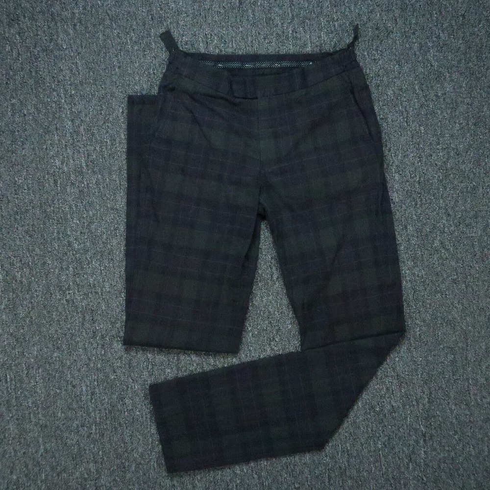 Men's Dark Plaid Chinos